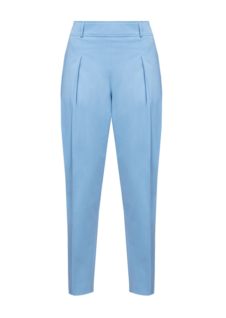Брюки костюмні Regular fit Висока для жінок (468486), колір Синій - №1