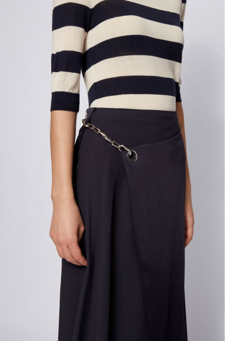 Спідниця міді Relaxed fit для жінок (468491), колір Синій - №5