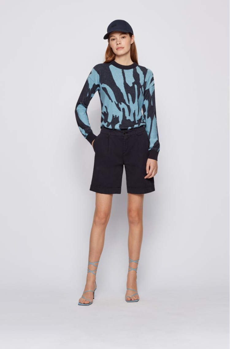 Шорти Regular Fit для жінок (468497), колір Синій - №3