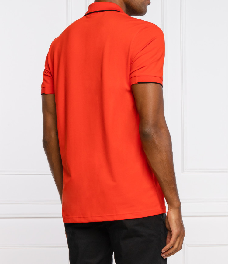Поло Slim fit для чоловіків (468517), колір Помаранчевий - №3