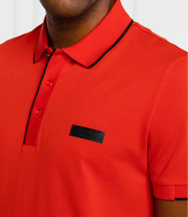 Поло Slim fit для чоловіків (468517), колір Помаранчевий - №4
