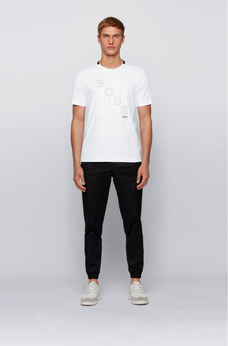 Футболка Slim fit для чоловіків (468519), колір Білий - №3