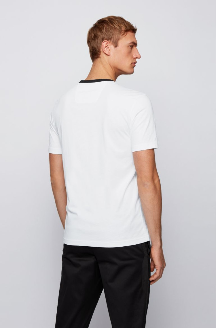Футболка Slim fit для чоловіків (468519), колір Білий - №4
