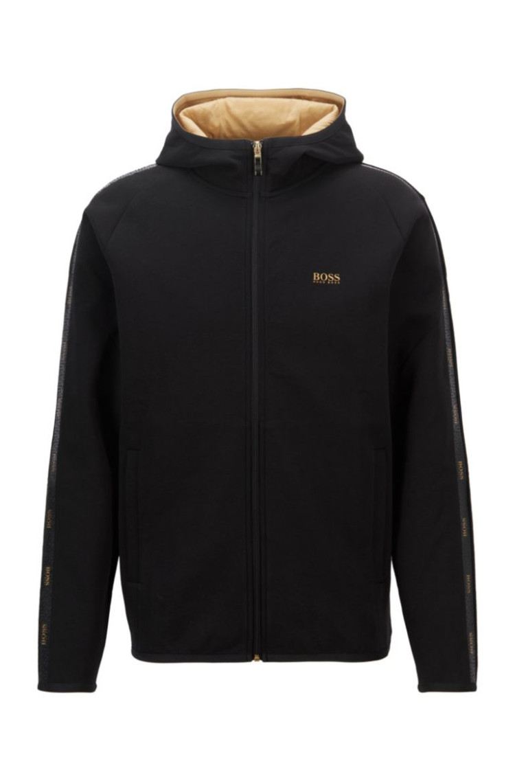 Спортивная кофта Regular fit для мужчин (468521), цвет Черный - №1