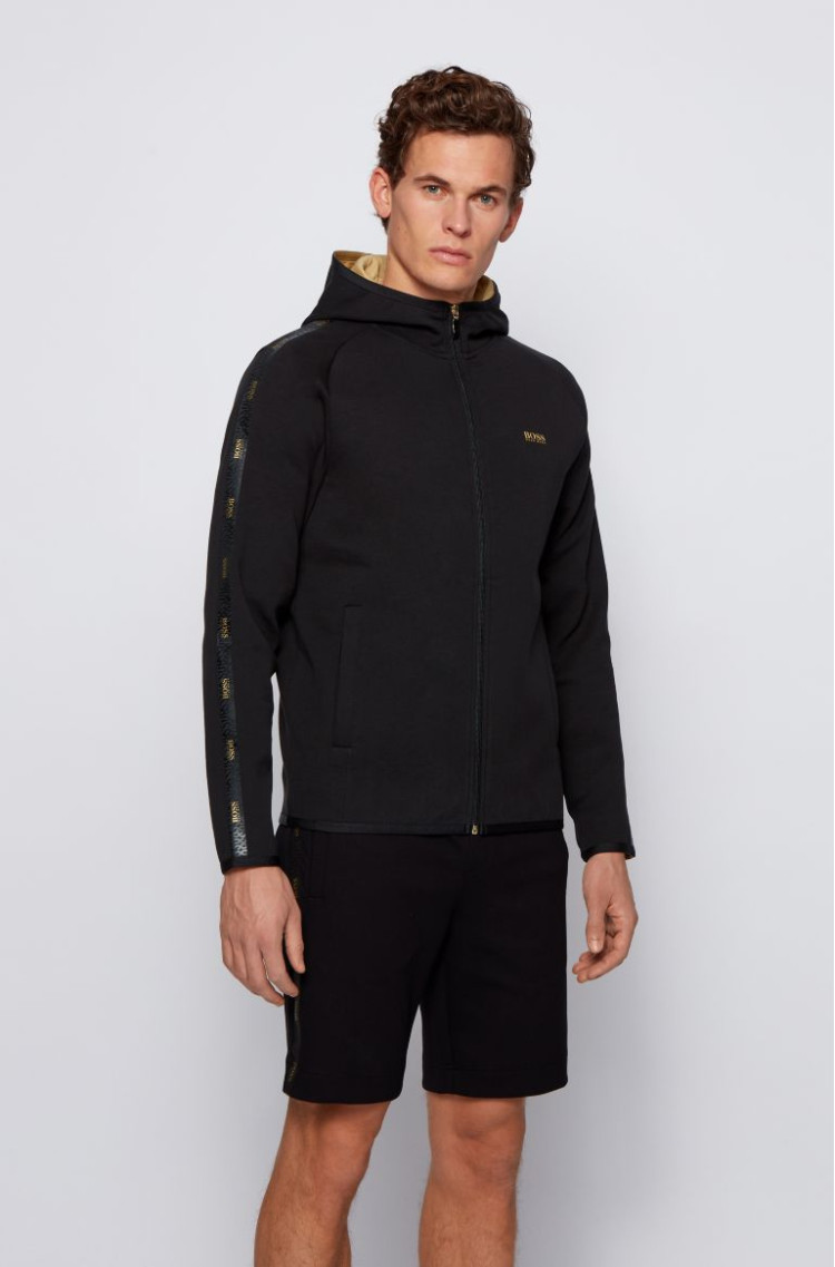 Спортивная кофта Regular fit для мужчин (468521), цвет Черный - №2