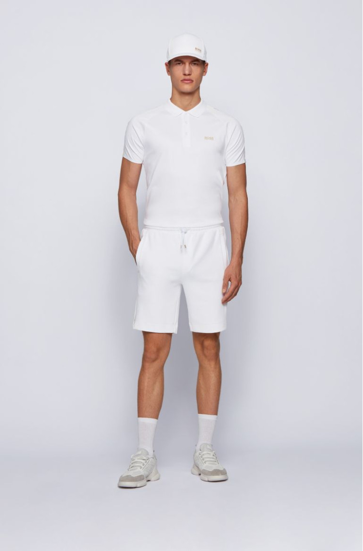 Поло Slim fit для чоловіків (468524), колір Білий - №3