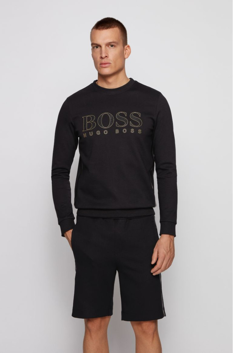 Свитшот Slim fit для мужчин (468528), цвет Черный - №2