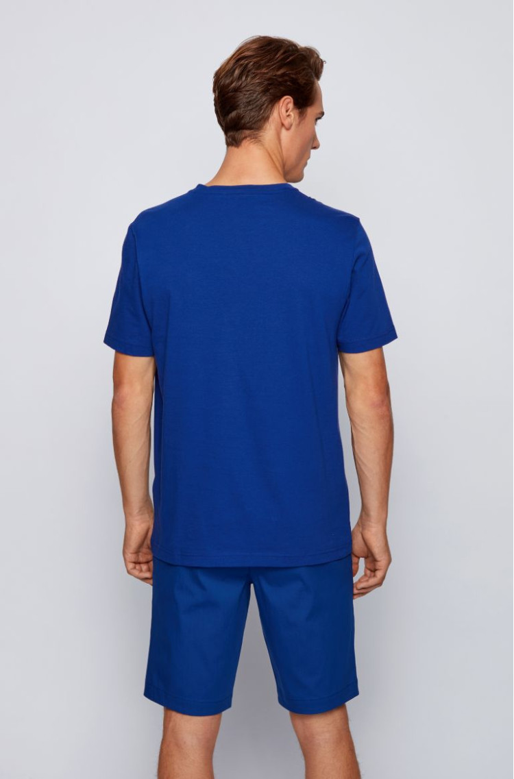 Футболка Slim fit для чоловіків (468535), колір Синій - №4