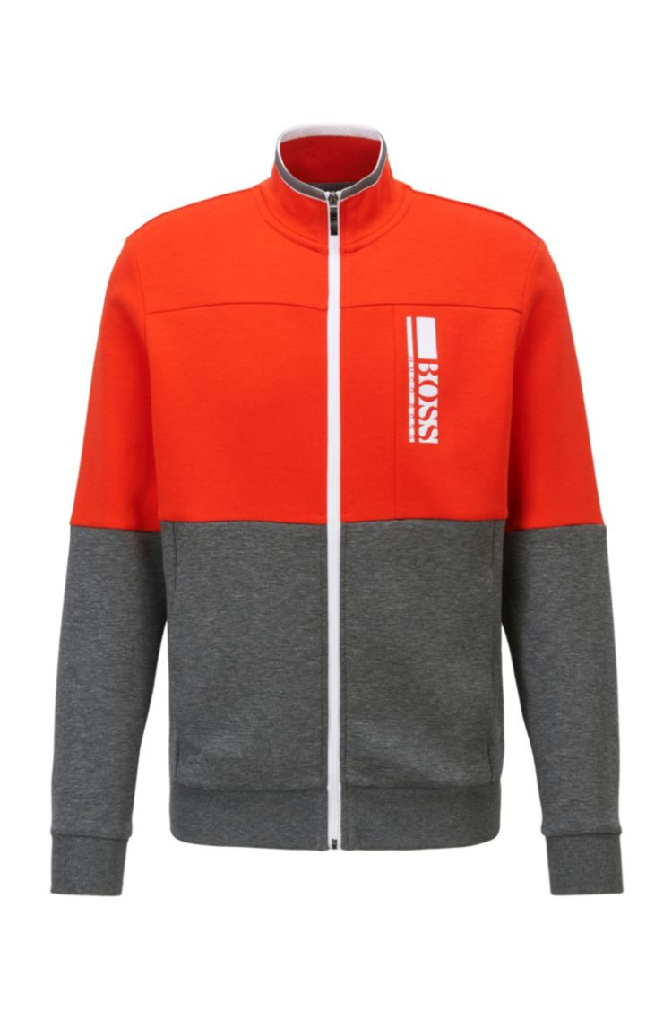 Спортивная кофта Slim fit для мужчин (468543), цвет Красный - №1
