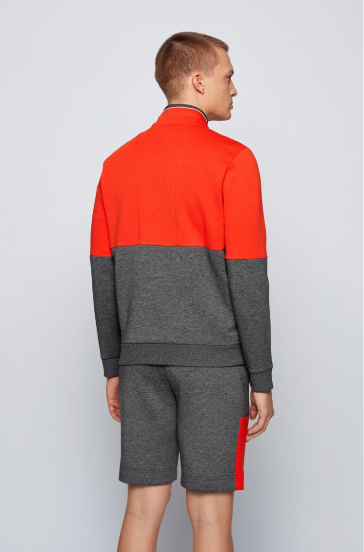 Спортивная кофта Slim fit для мужчин (468543), цвет Красный - №4
