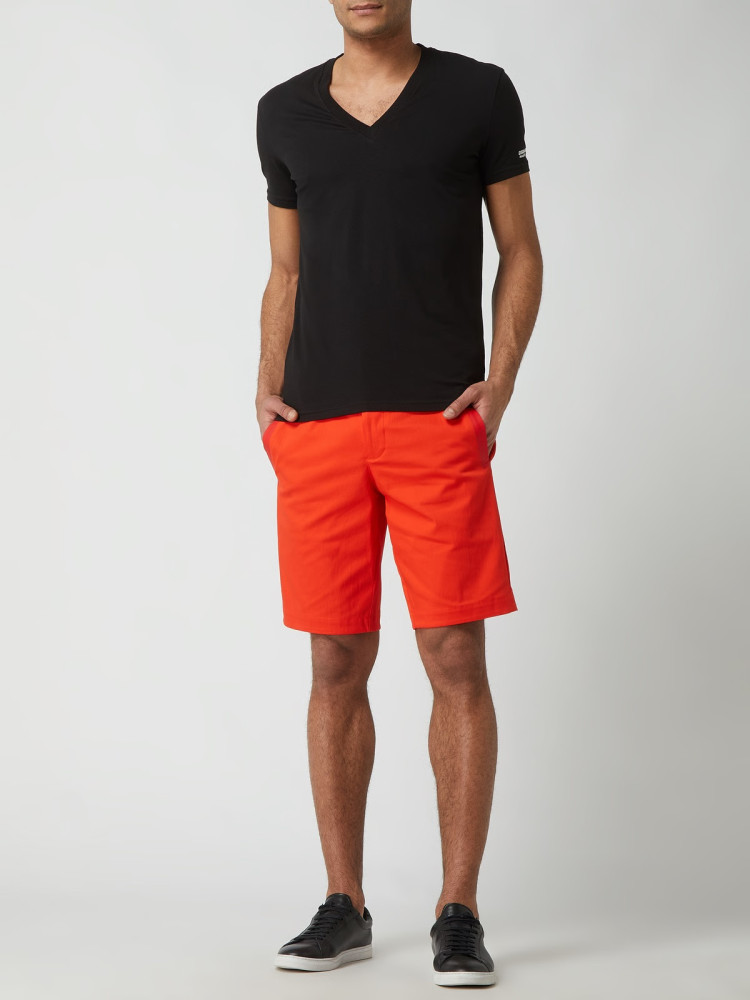 Шорти Slim fit для чоловіків (468553), колір Червоний - №3