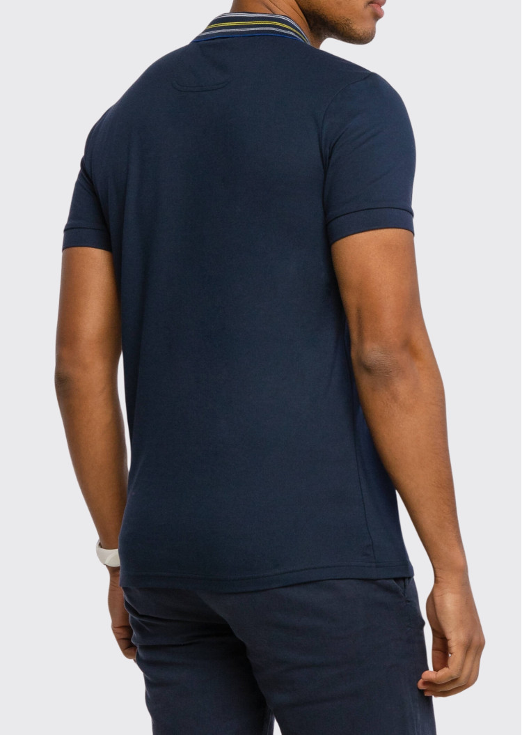 Поло Extra-slim fit для мужчин (468569), цвет Синий - №3