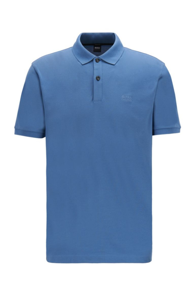 Поло Regular fit для чоловіків (468575), колір Синій - №1