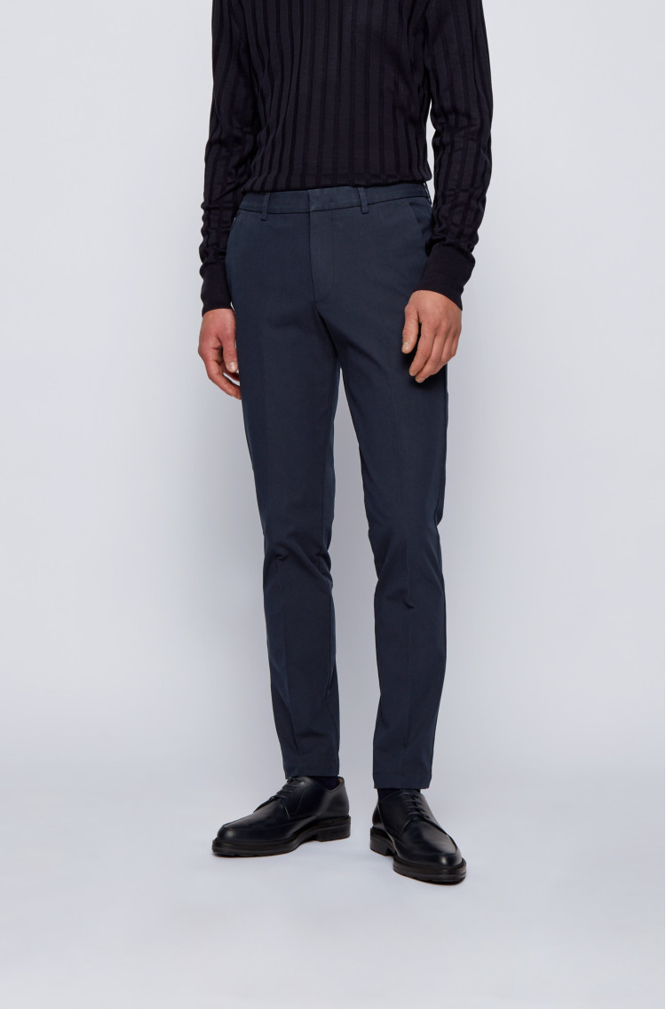 Брюки chinos Extra-slim fit Средняя для мужчин (468579), цвет Синий - №2