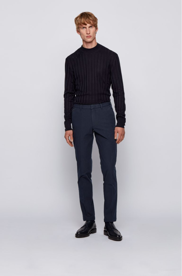 Брюки chinos Extra-slim fit Средняя для мужчин (468579), цвет Синий - №3