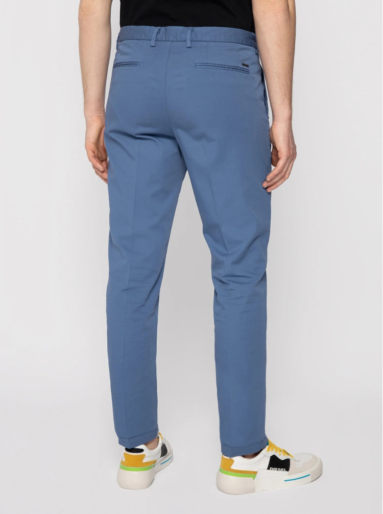 Брюки повсякденні Slim fit Низька для чоловіків (468580), колір Синій - №3