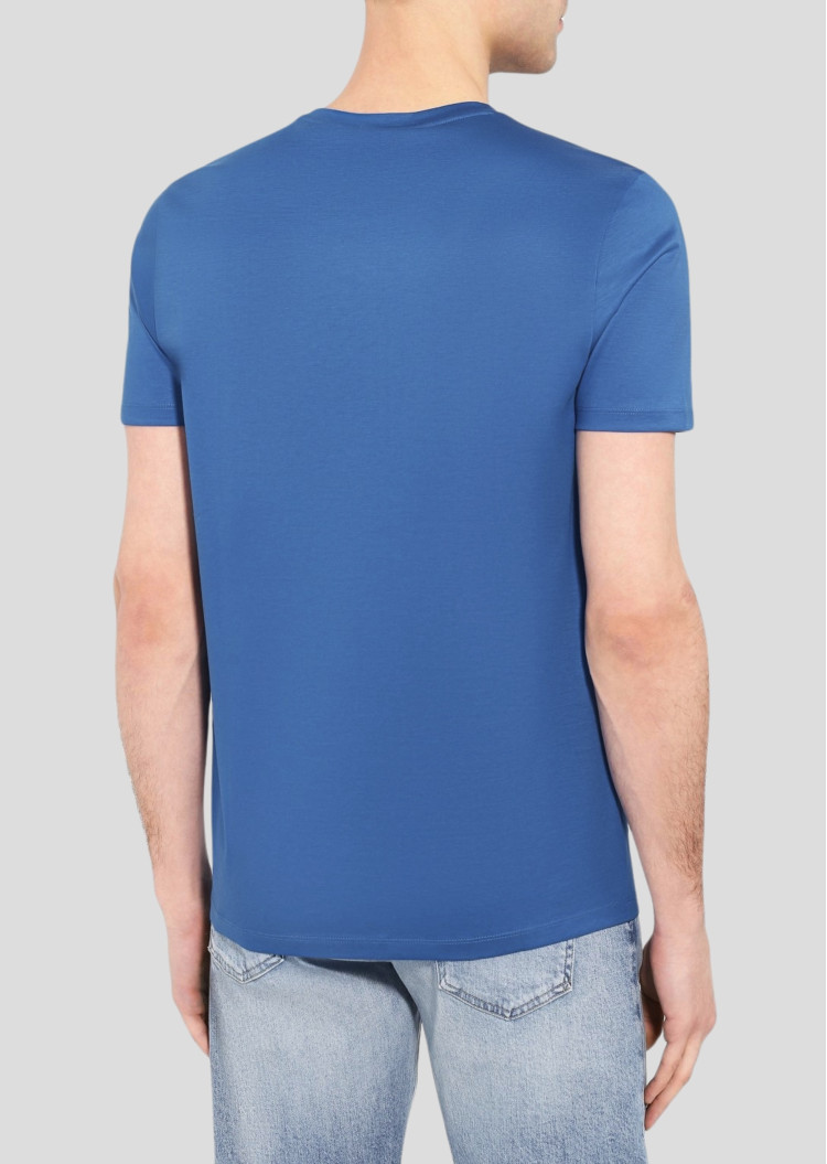 Футболка Slim fit для чоловіків (468583), колір Синій - №4