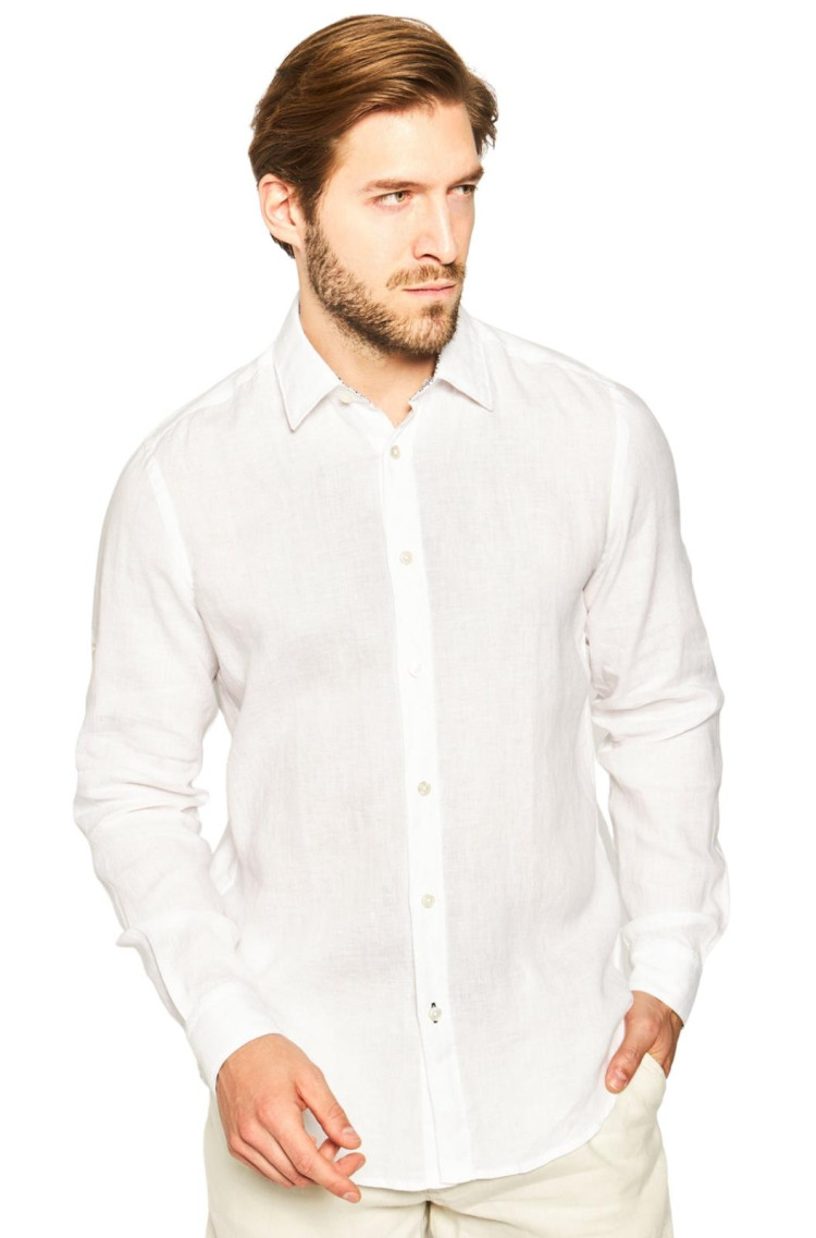 сорочка ділова Regular fit для чоловіків (468587), колір Білий - №2