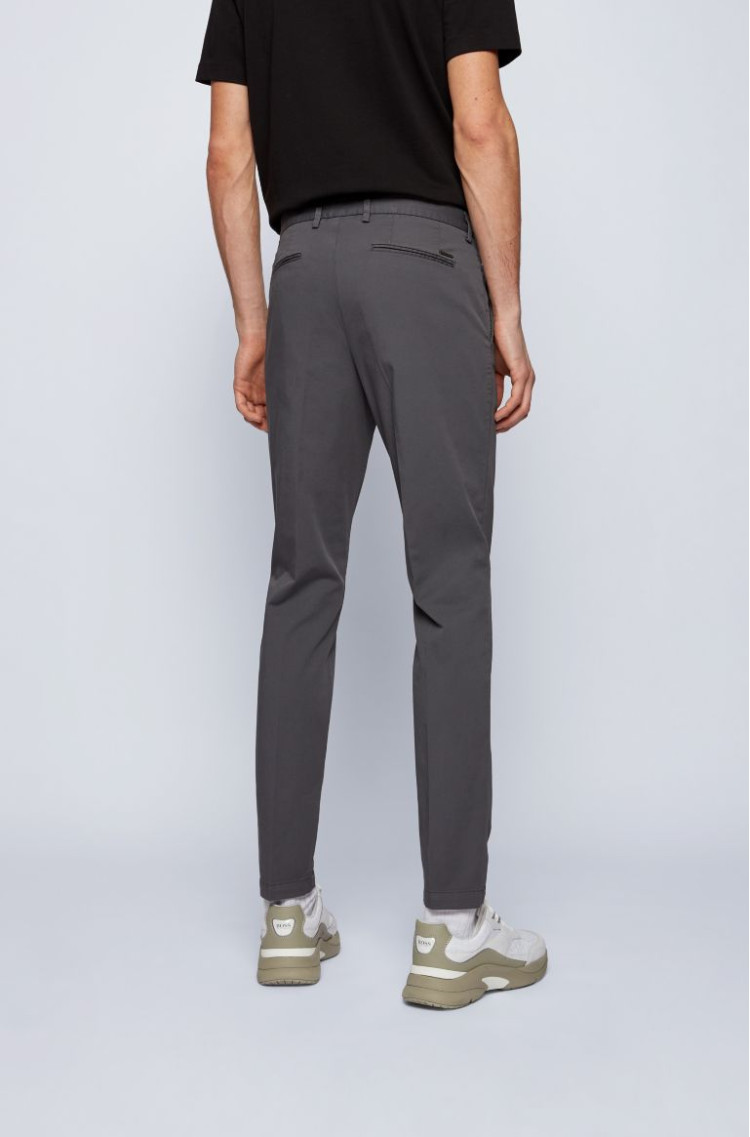 Брюки chinos Slim fit Середня для чоловіків (468588), колір Сірий - №4