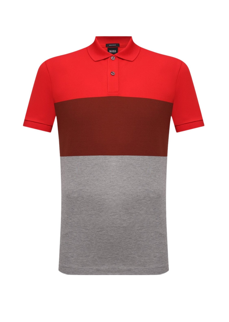 Поло Regular fit для мужчин (468592), цвет Красный - №1