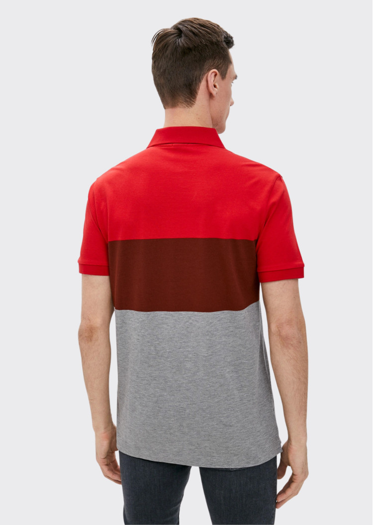 Поло Regular fit для мужчин (468592), цвет Красный - №3