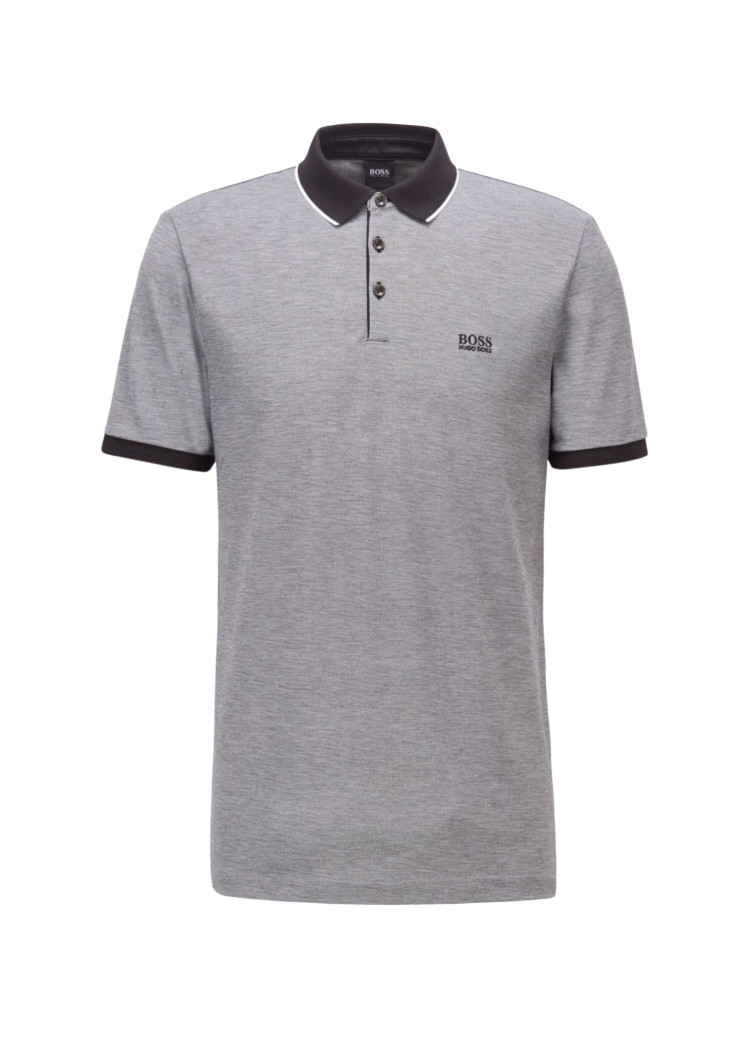 Поло Regular fit для чоловіків (468600), колір Сірий - №1