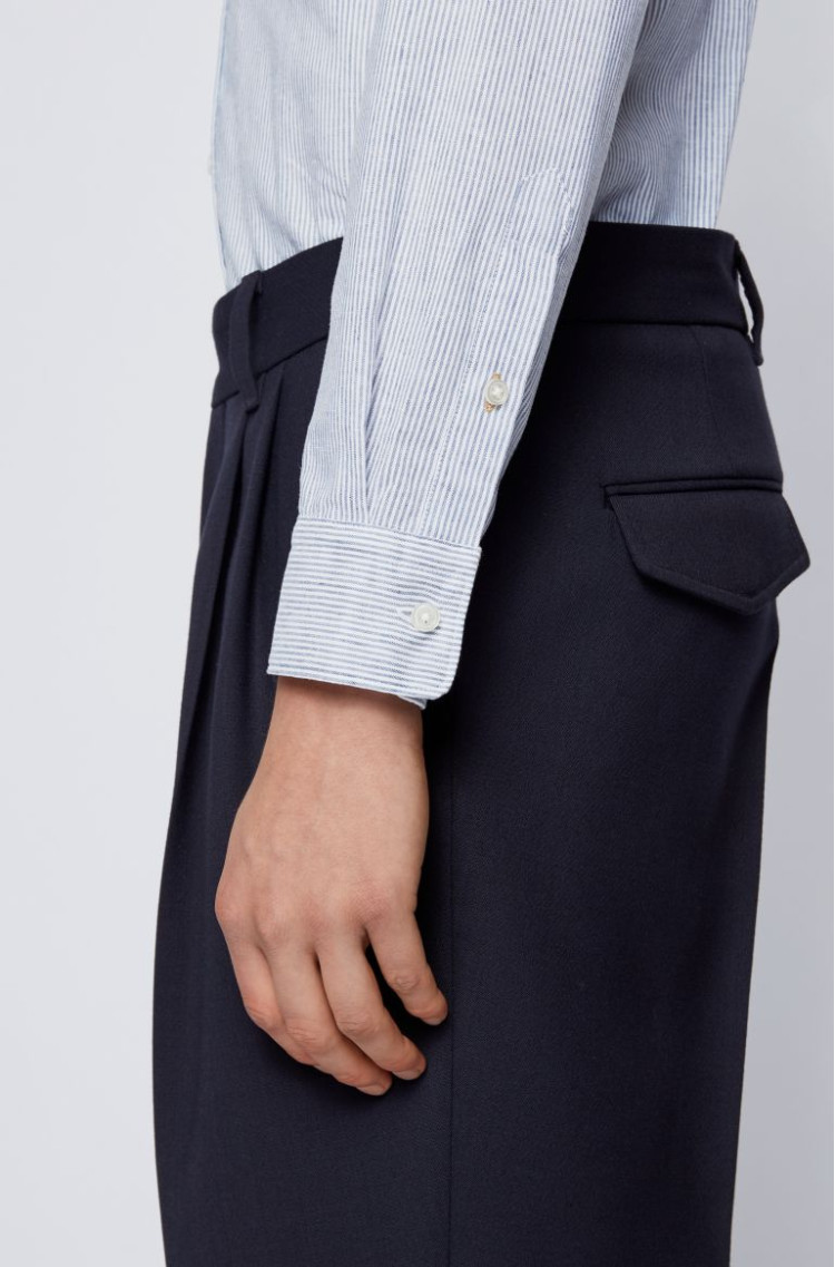 Сорочка повседневная Extra-slim fit для мужчин (468603), цвет Синий - №6