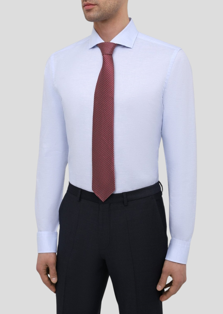 Сорочка повседневная Extra-slim fit для мужчин (468607), цвет Синий - №2