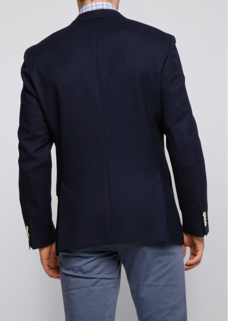 Піджак кежуал Slim Fit для чоловіків (468608), колір Синій - №3
