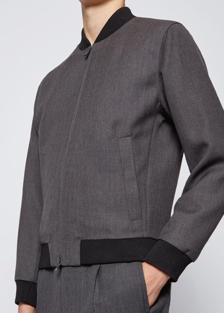 Пиджак кэжуал Slim fit для мужчин (468609), цвет Серый - №4