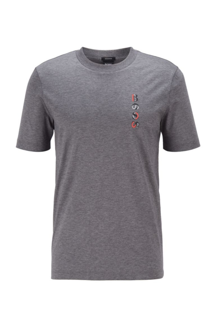 Футболка Slim fit для чоловіків (468610), колір Сірий - №1