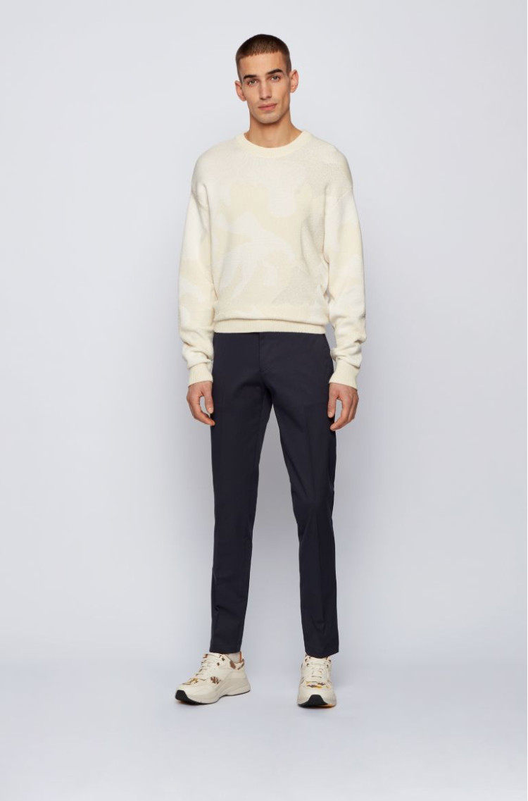 Брюки chinos Regular Fit Средняя для мужчин (468612), цвет Синий - №2