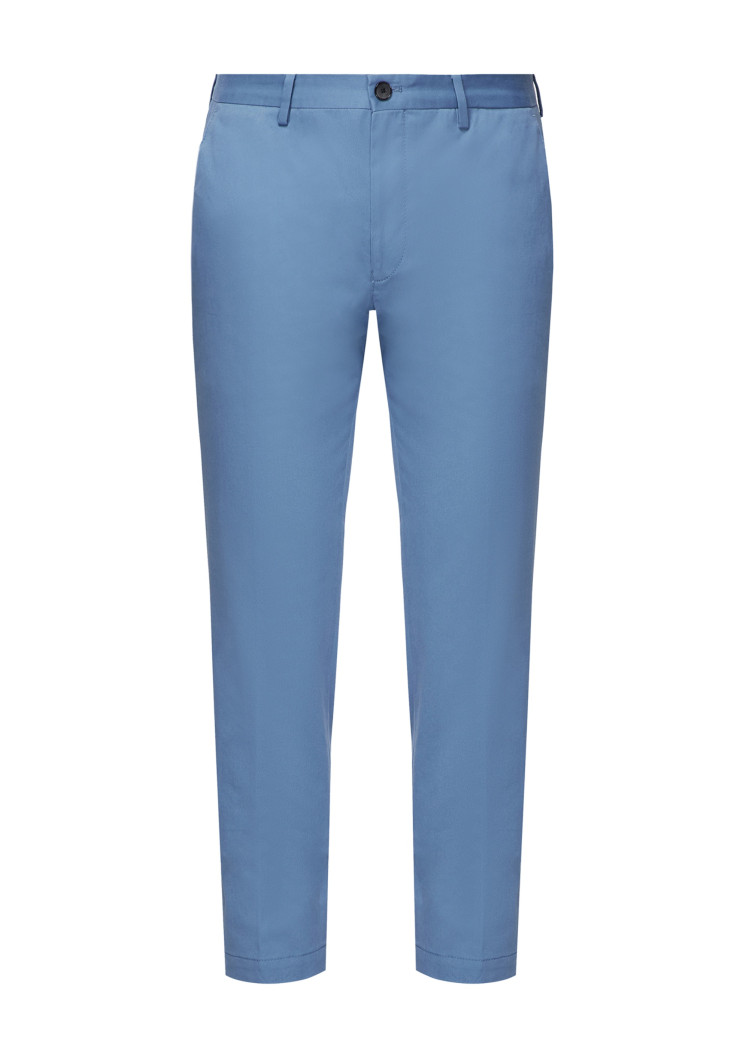 Брюки повсякденні Slim fit Середня для чоловіків (468613), колір Синій - №1