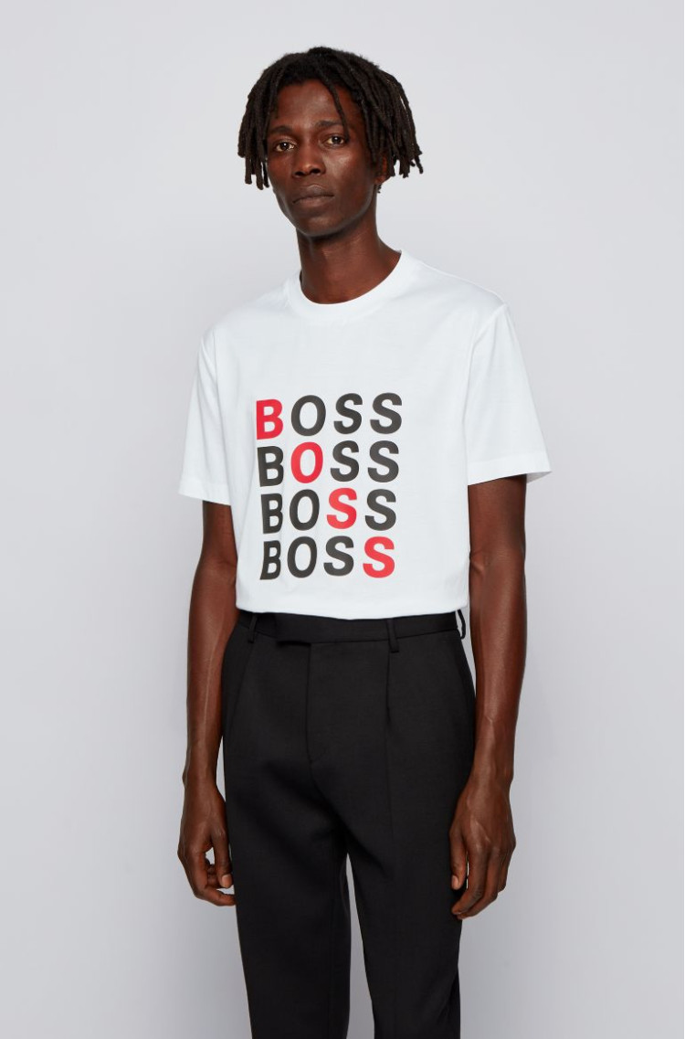 Футболка Slim fit для чоловіків (468615), колір Білий - №2