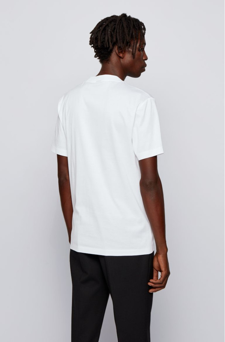 Футболка Slim fit для чоловіків (468615), колір Білий - №4