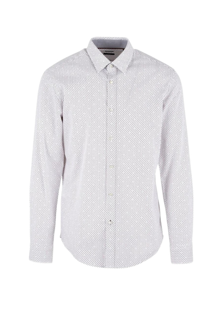Сорочка повседневная Extra-slim fit для мужчин (468617), цвет Молочный - №1
