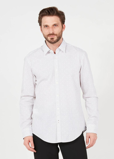 Сорочка повсякденна Extra Slim Fit: дуже облягає, підкреслює фігуру.