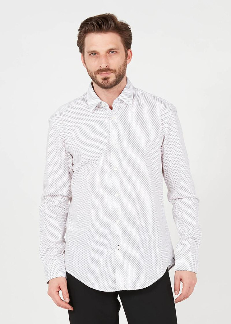 Сорочка повседневная Slim Fit — фото 2