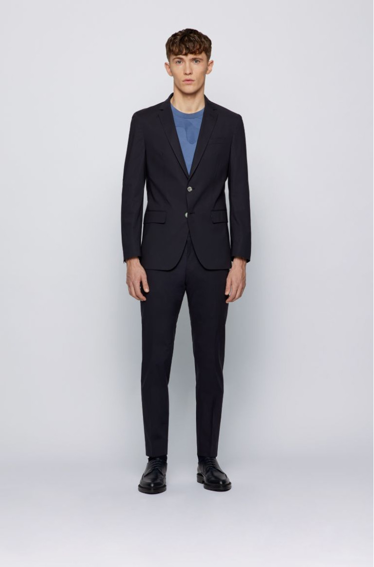 Брюки chinos Slim fit Средняя для мужчин (468619), цвет Синий - №2