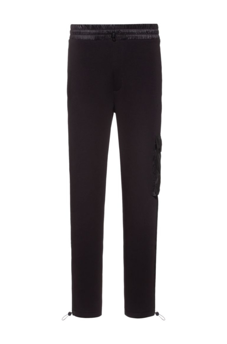 Брюки джерси Regular fit для мужчин (468634), цвет Черный - №1