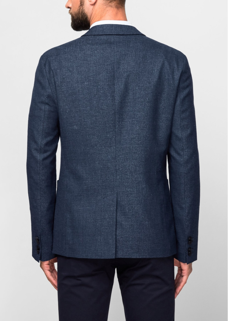 Піджак кежуал Extra-slim fit для чоловіків (468637), колір Синій - №3