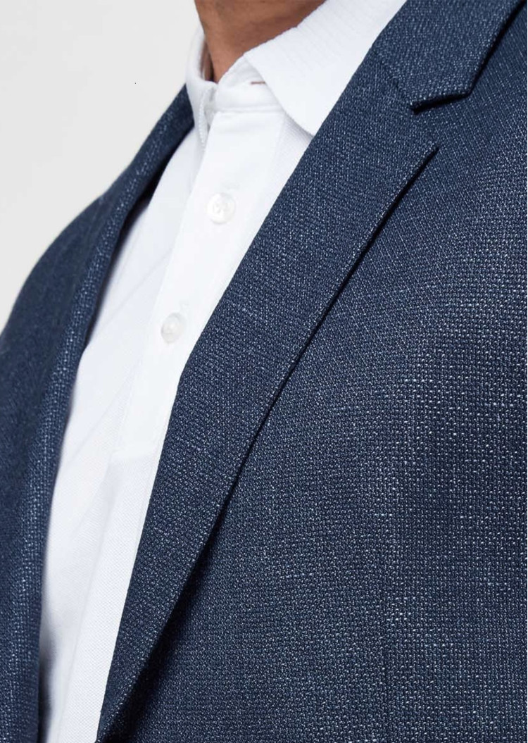 Піджак кежуал Extra-slim fit для чоловіків (468637), колір Синій - №4