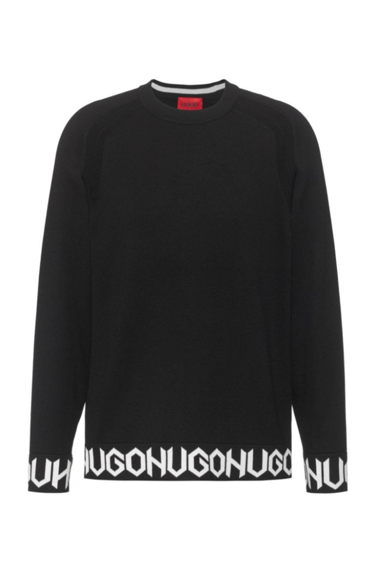 Джемпер Relaxed fit для чоловіків (468641), колір Чорний - №1