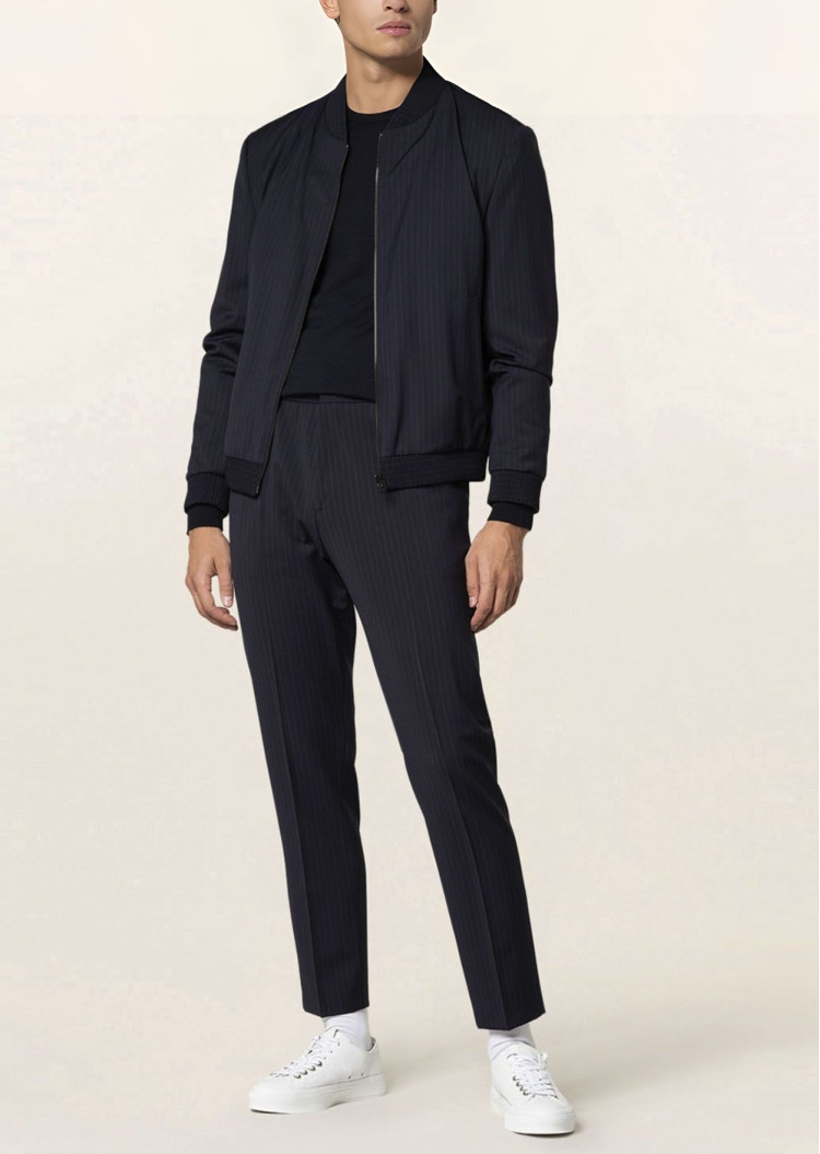 Пиджак кэжуал Extra-slim fit для мужчин (468643), цвет Синий - №2