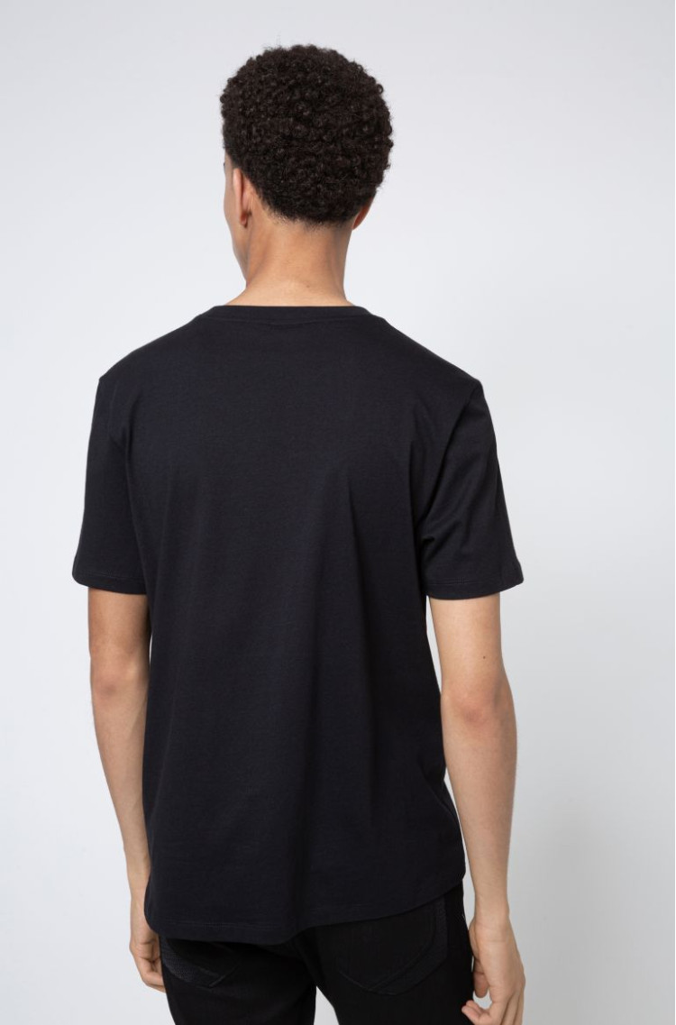 Футболка Regular fit для чоловіків (468658), колір Чорний - №4