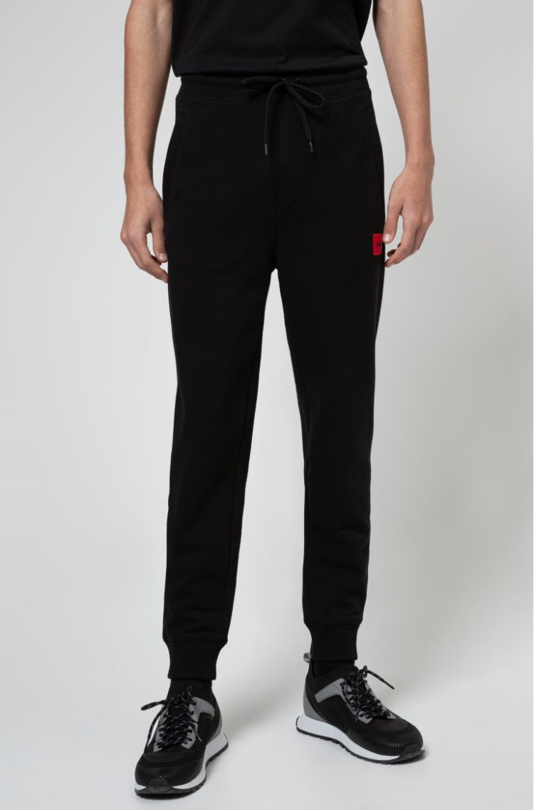 Брюки джерсі Regular fit для чоловіків (468660), колір Чорний - №2