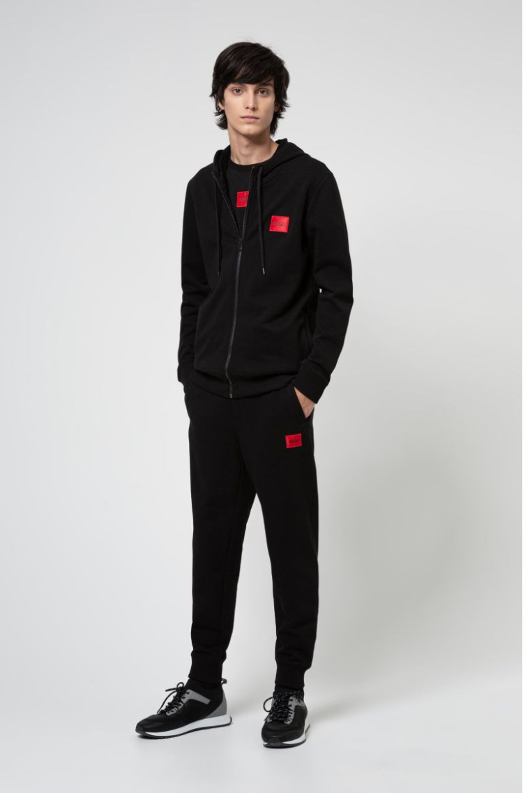 Брюки джерсі Regular fit для чоловіків (468660), колір Чорний - №3