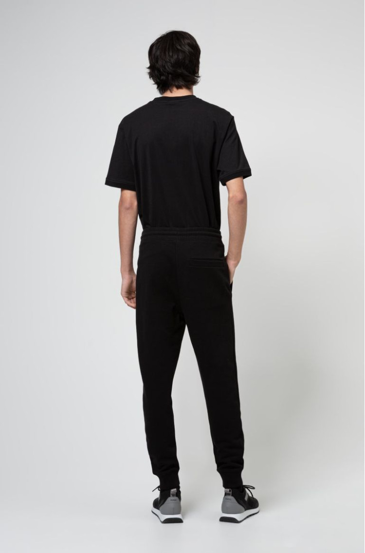 Брюки джерсі Regular fit для чоловіків (468660), колір Чорний - №4
