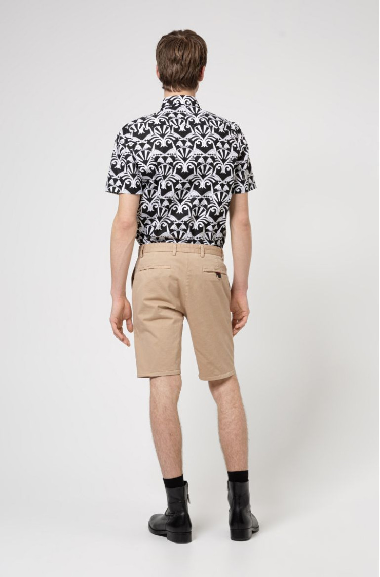 Шорти Extra-slim fit Середня для чоловіків (468662), колір Бежевий - №4