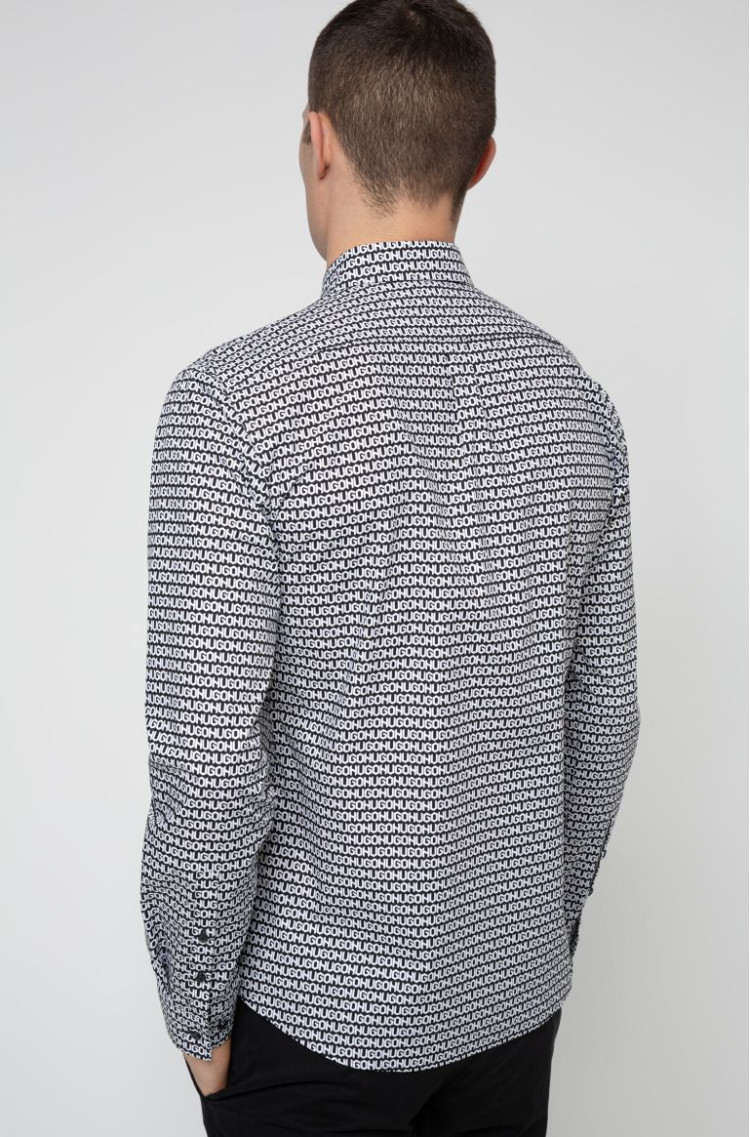Сорочка повсякденна Extra-slim fit для чоловіків (468672), колір Сірий - №4